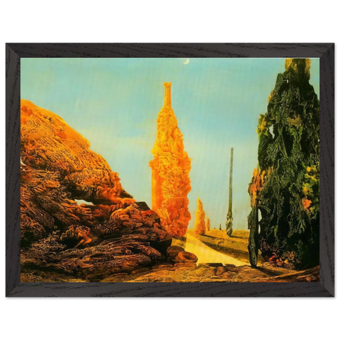 Lone Tree and United Trees by Max Ernst — Framed art print at Zephyeer