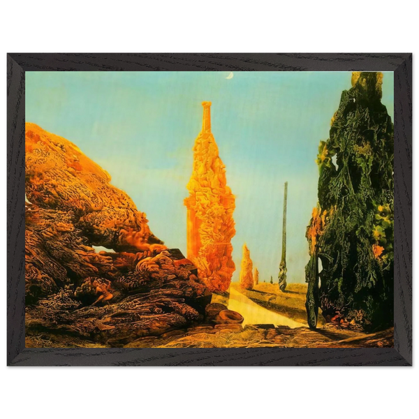 Lone Tree and United Trees by Max Ernst — Framed art print at Zephyeer