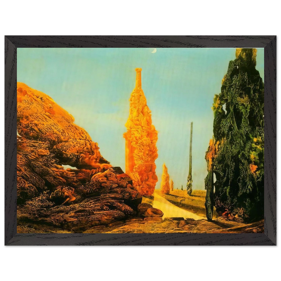 Lone Tree and United Trees by Max Ernst — Framed art print at Zephyeer