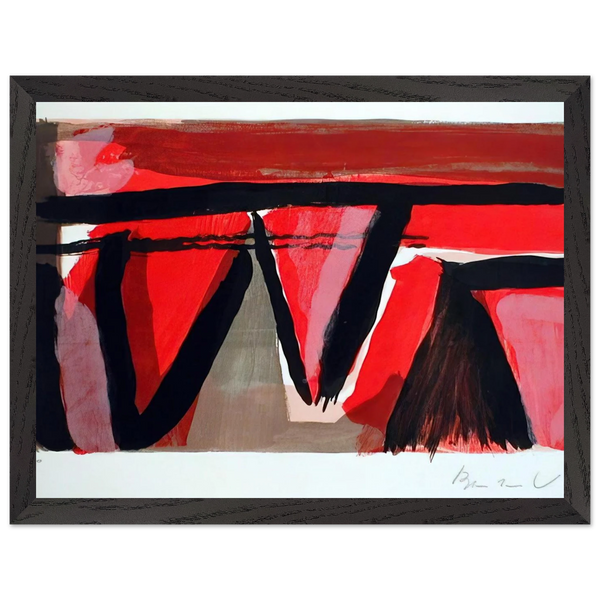 Braises - 1980 by Bram van Velde — Framed art print at Zephyeer