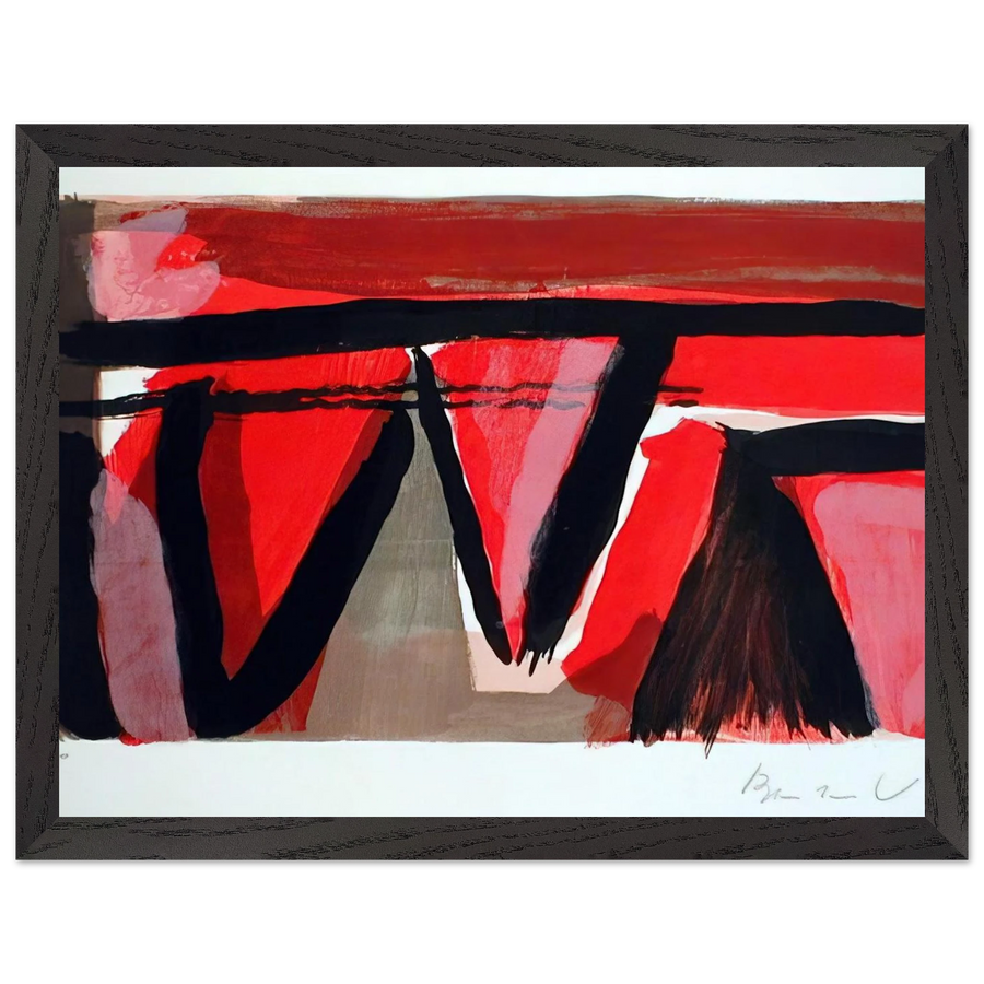 Braises - 1980 by Bram van Velde — Framed art print at Zephyeer