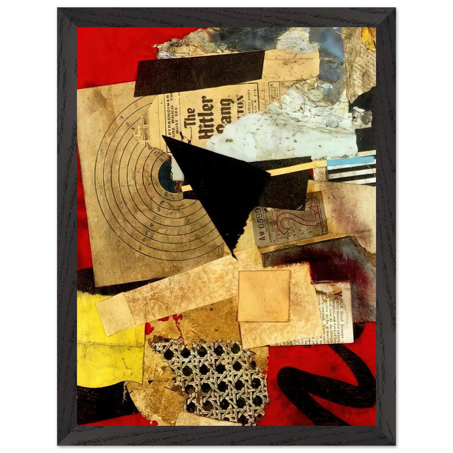 HITLER GANG 1944 by Kurt Schwitters — Framed art print at Zephyeer