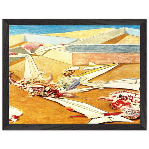 Flying Horse Garden by Max Ernst — Framed art print at Zephyeer