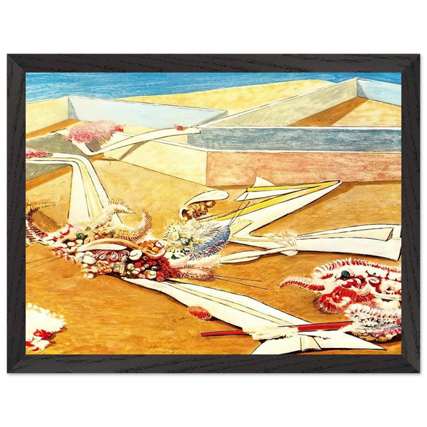 Flying Horse Garden by Max Ernst — Framed art print at Zephyeer