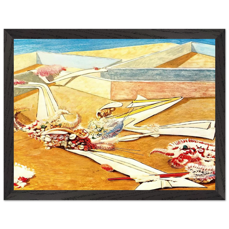 Flying Horse Garden by Max Ernst — Framed art print at Zephyeer