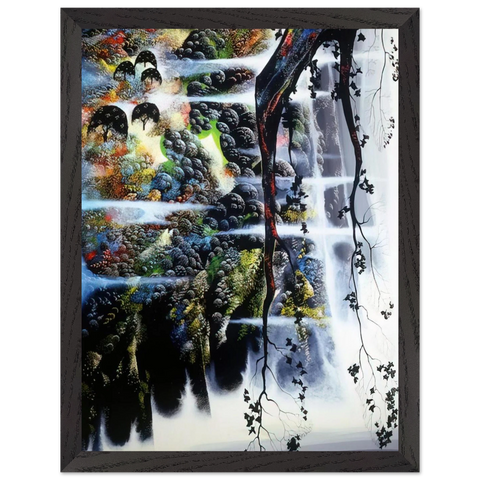Seaside Wilderness by Eyvind Earle — Framed art print at Zephyeer