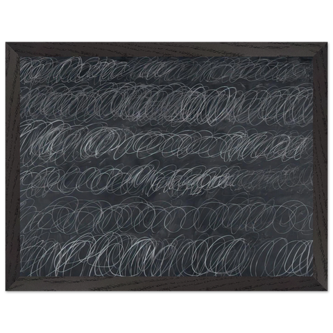 Cold Stream by Cy Twombly — Framed art print at Zephyeer