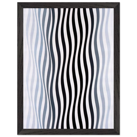 ARREST 1 1965 by Bridget Riley — Framed art print at Zephyeer