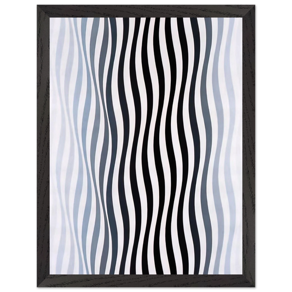 ARREST 1 1965 by Bridget Riley — Framed art print at Zephyeer