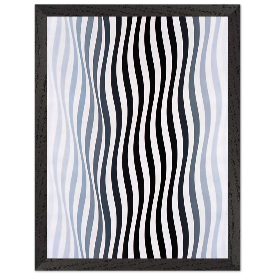 ARREST 1 1965 by Bridget Riley — Framed art print at Zephyeer