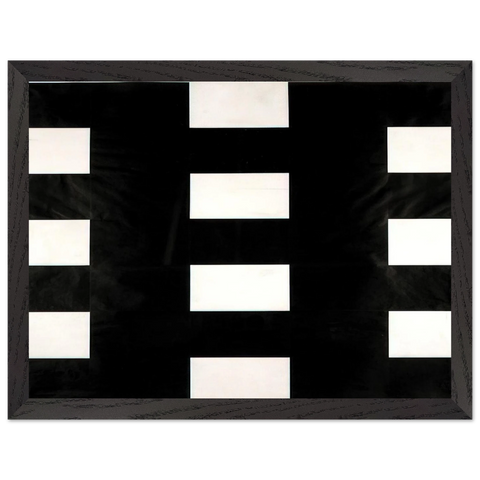 White and Black by Ellsworth Kelly — Framed art print at Zephyeer