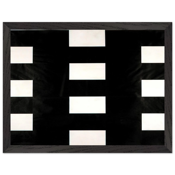 White and Black by Ellsworth Kelly — Framed art print at Zephyeer