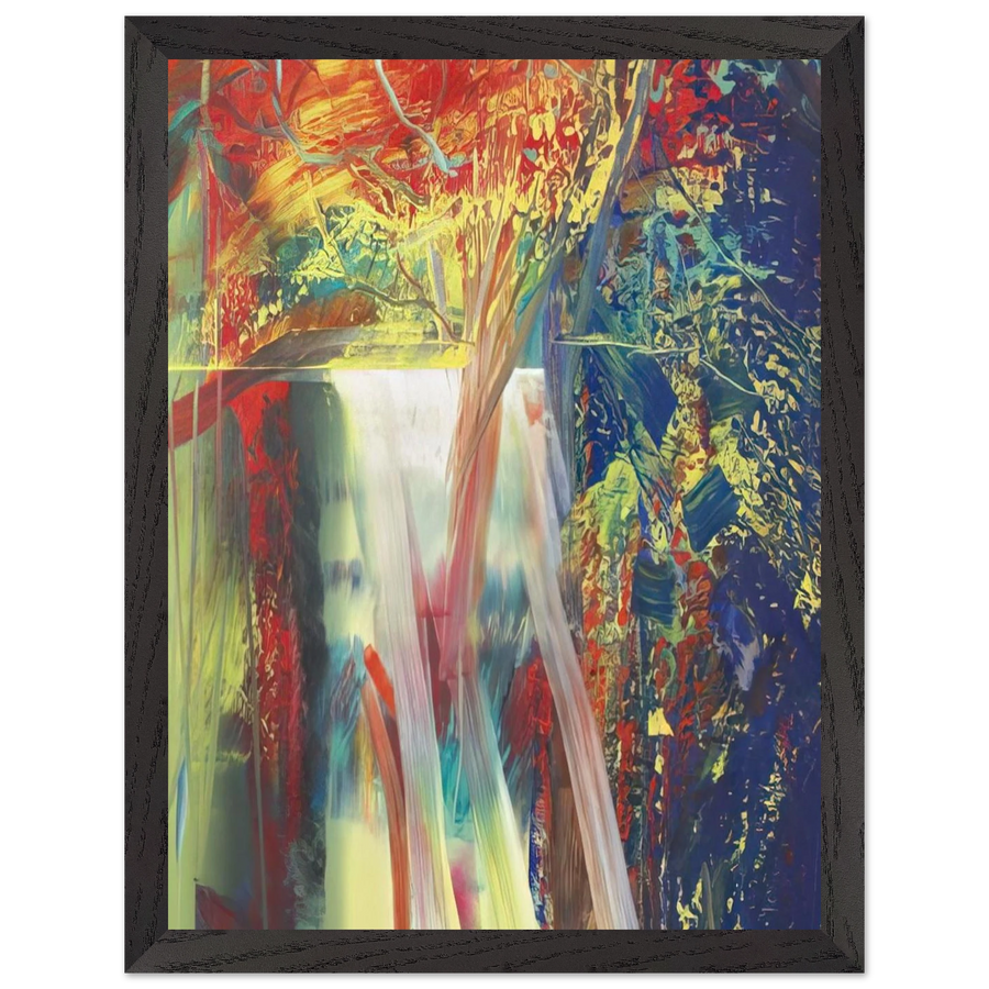 ABSTRACT PAINTING 610 1 by Gerhard Richter — Framed art print at Zephyeer