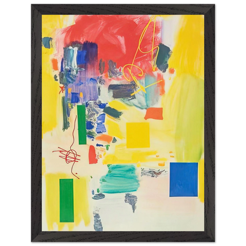 Golden Splendor by Hans Hofmann — Framed art print at Zephyeer