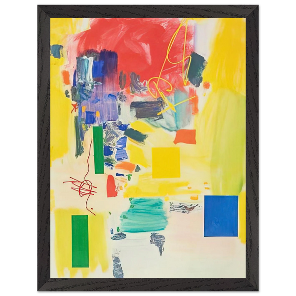 Golden Splendor by Hans Hofmann — Framed art print at Zephyeer