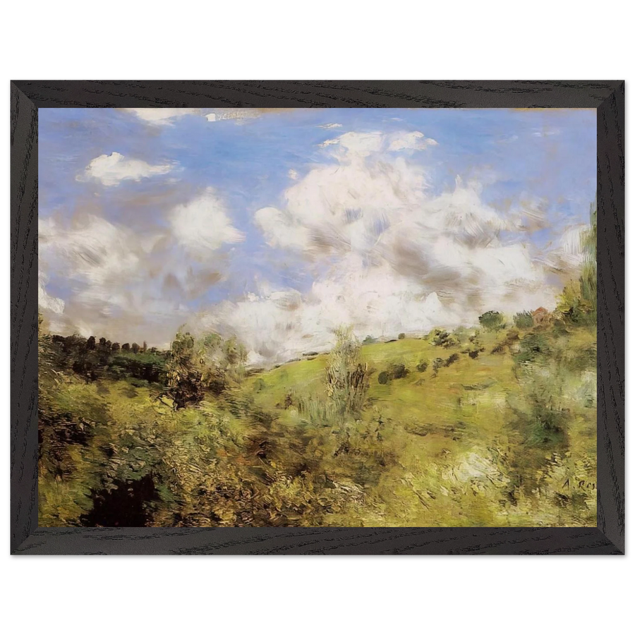 Strong Wind Gust of Wind by Pierre-Auguste Renoir — Framed art print at Zephyeer