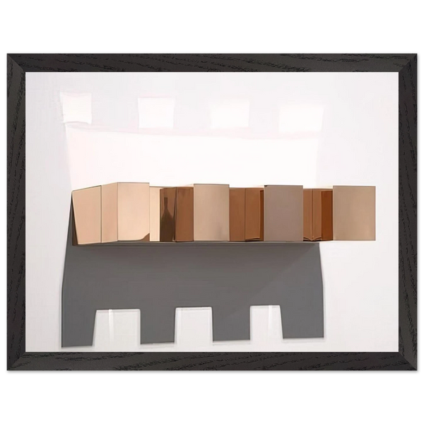 Untitled 72-22 Bernstein - 1972 by Donald Judd — Framed art print at Zephyeer