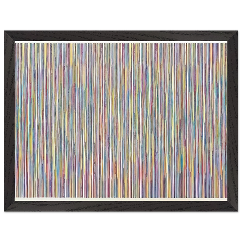 Monet's Garden - 1980 by Gene Davis — Framed art print at Zephyeer