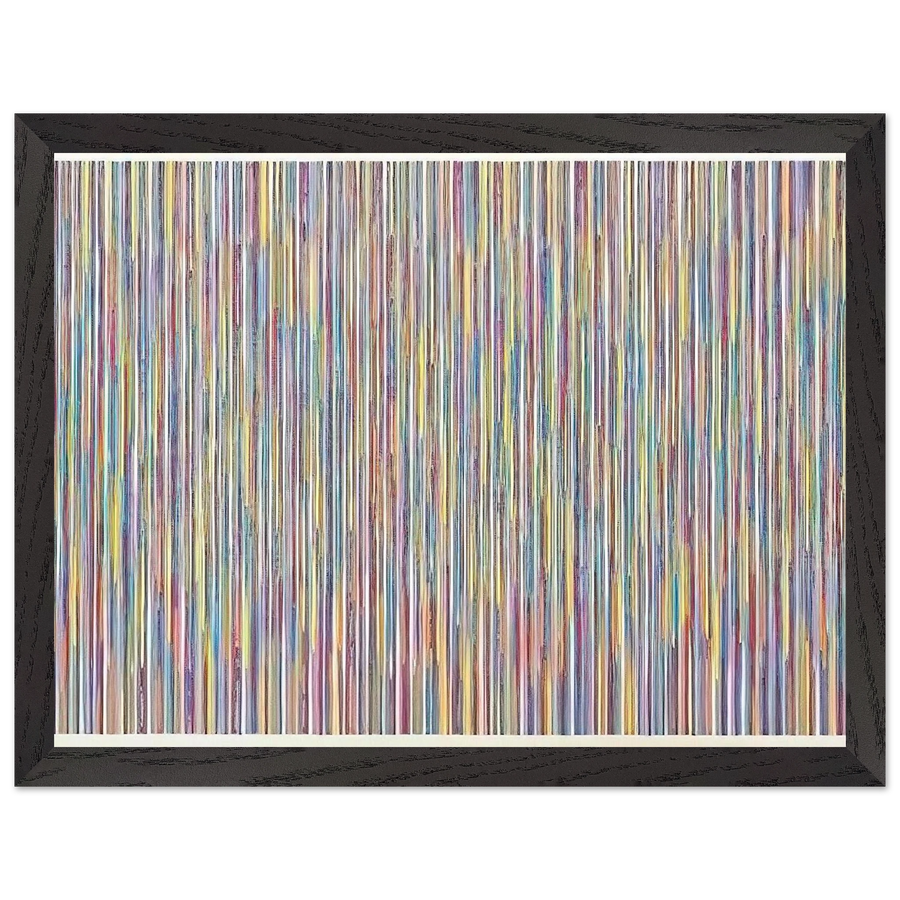 Monet's Garden - 1980 by Gene Davis — Framed art print at Zephyeer