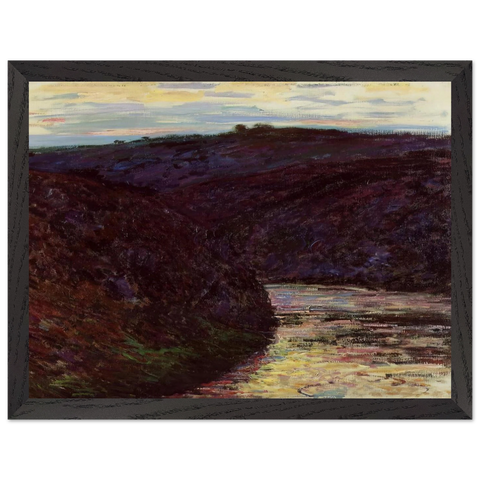 Valley of the Creuse by Claude Monet — Framed art print at Zephyeer