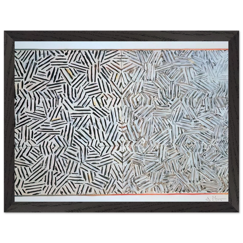 CORPSE AND MIRROR 1969 by Jasper Johns — Framed art print at Zephyeer