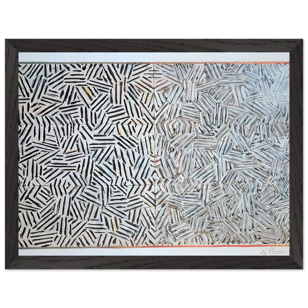 CORPSE AND MIRROR 1969 by Jasper Johns — Framed art print at Zephyeer