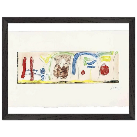 Bridges - 1996 by Helen Frankenthaler — Framed art print at Zephyeer
