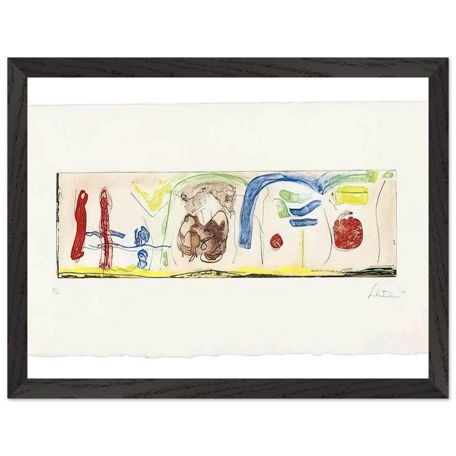 Bridges - 1996 by Helen Frankenthaler — Framed art print at Zephyeer