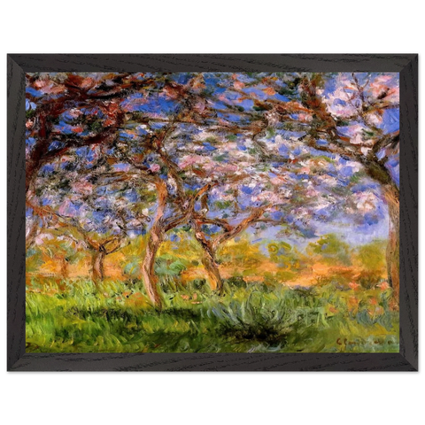 Giverny in Springtime by Claude Monet — Framed art print at Zephyeer