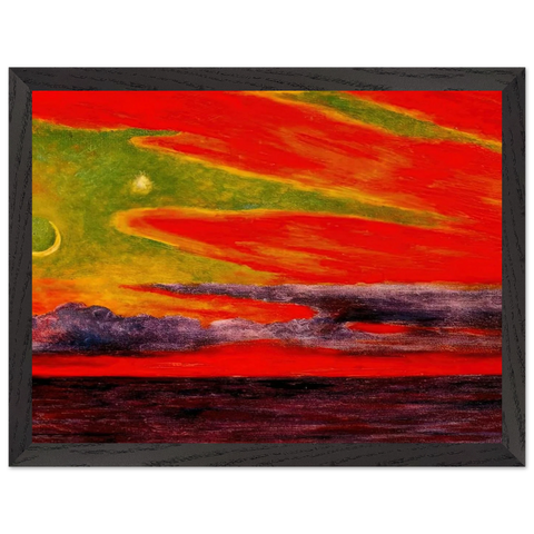 EVENING TWILIGHT AT ACAPULCO 1956 by Diego Rivera — Framed art print at Zephyeer