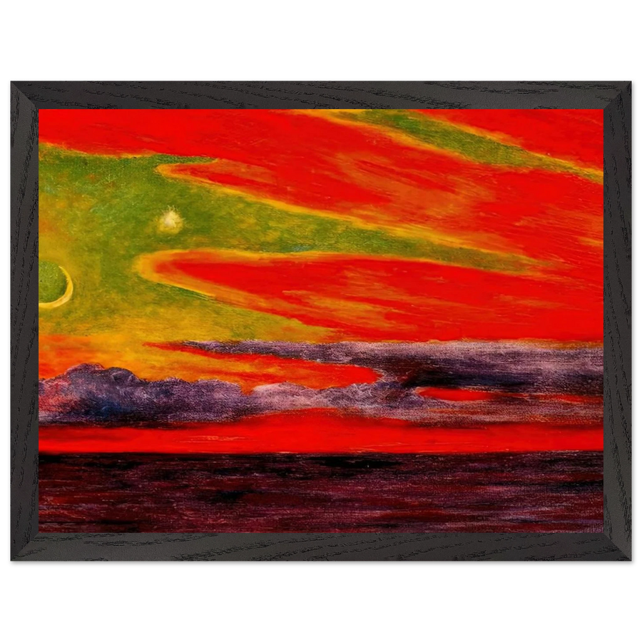 EVENING TWILIGHT AT ACAPULCO 1956 by Diego Rivera — Framed art print at Zephyeer