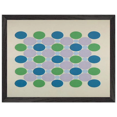 Four Blue Five - 1962 by Thomas Downing — Framed art print at Zephyeer