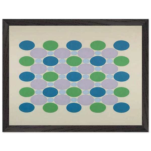 Four Blue Five - 1962 by Thomas Downing — Framed art print at Zephyeer