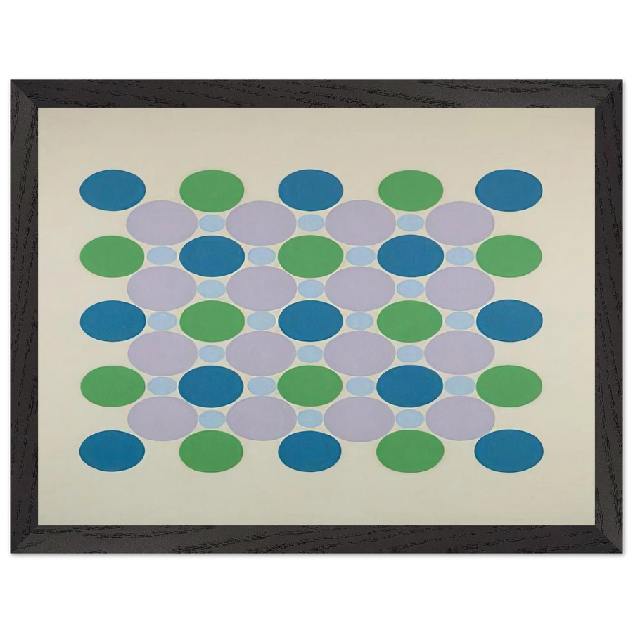 Four Blue Five - 1962 by Thomas Downing — Framed art print at Zephyeer