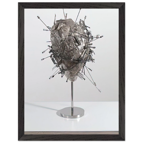 THE SACRED HEART by Damien Hirst — Framed art print at Zephyeer