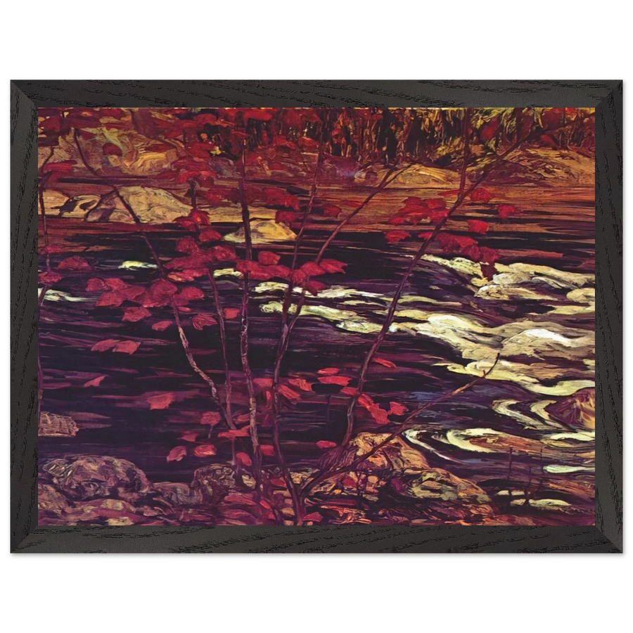 The Red Maple - 1914 by A.Y. Jackson — Framed art print at Zephyeer