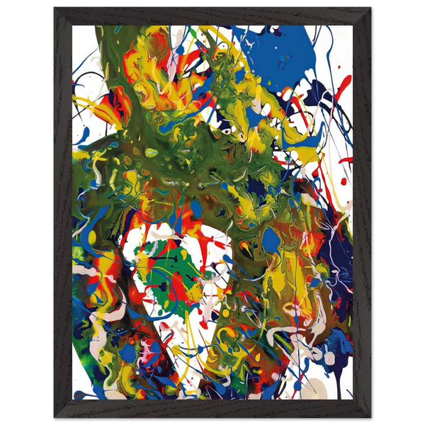 Untitled  SFP94-65  SFF 1739 by Sam Francis — Framed art print at Zephyeer