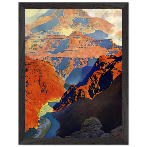 Grand Canyon by Maxfield Parrish — Framed art print at Zephyeer