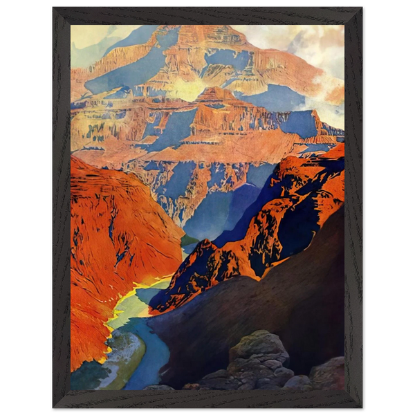 Grand Canyon by Maxfield Parrish — Framed art print at Zephyeer