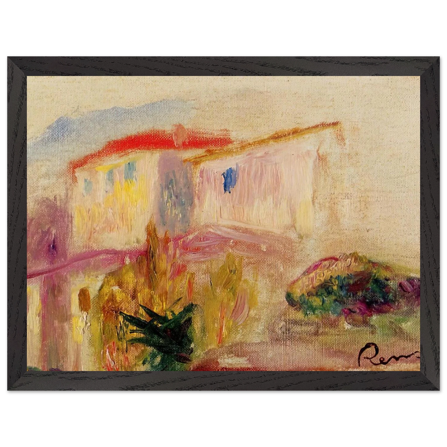 Le Poste at Cagnes study by Pierre-Auguste Renoir — Framed art print at Zephyeer
