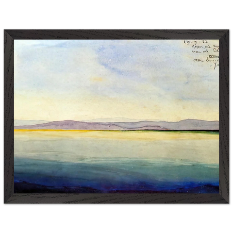THE SEA AT THE MOUTH OF THE EBRO by MC Escher — Framed art print at Zephyeer