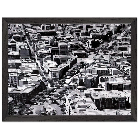 TOWNSCAPE MADRID by Gerhard Richter — Framed art print at Zephyeer