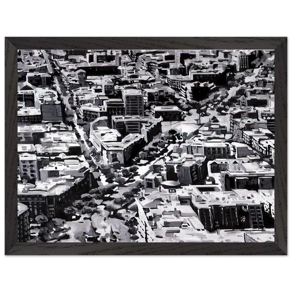 TOWNSCAPE MADRID by Gerhard Richter — Framed art print at Zephyeer