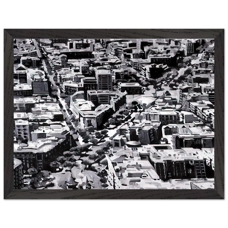 TOWNSCAPE MADRID by Gerhard Richter — Framed art print at Zephyeer