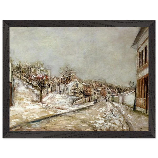 VIEW OF PONTOISE by Maurice Utrillo — Framed art print at Zephyeer