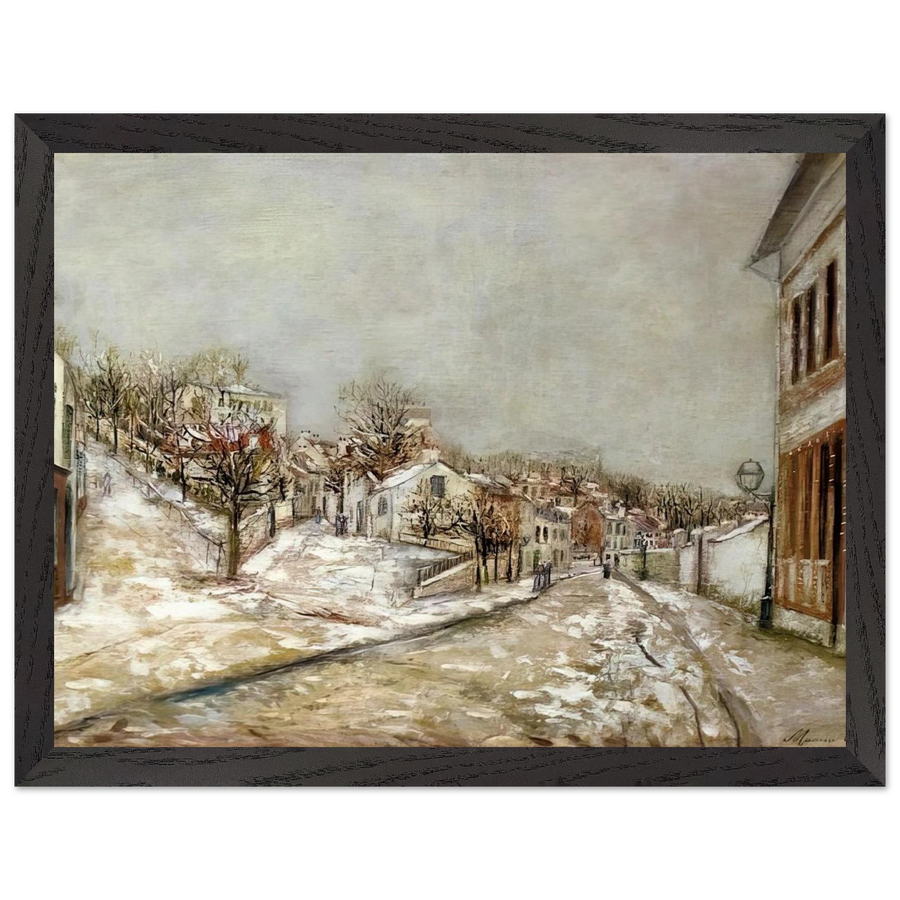 VIEW OF PONTOISE by Maurice Utrillo — Framed art print at Zephyeer