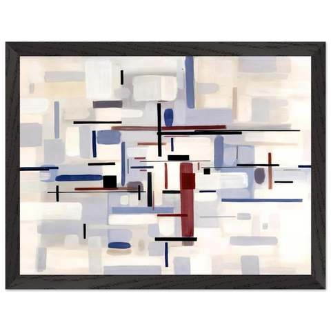 From Black to White Through Violet - 1948 by Bruno Munari — Framed art print at Zephyeer
