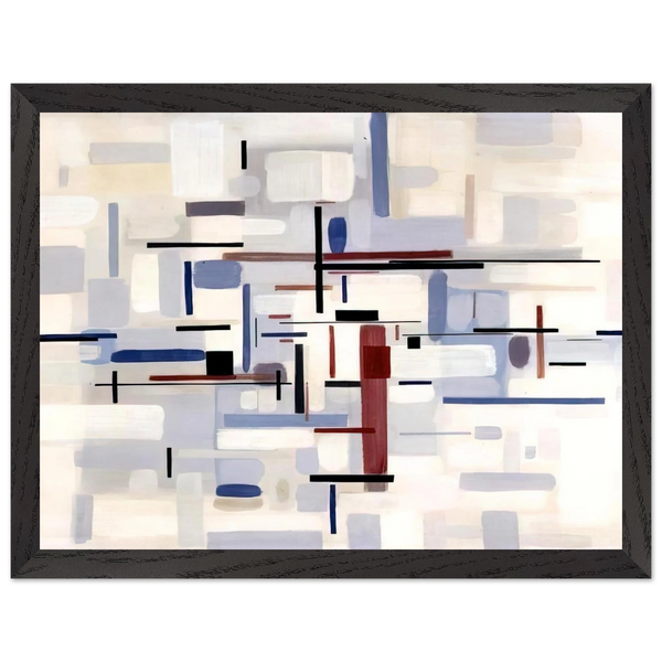 From Black to White Through Violet - 1948 by Bruno Munari — Framed art print at Zephyeer
