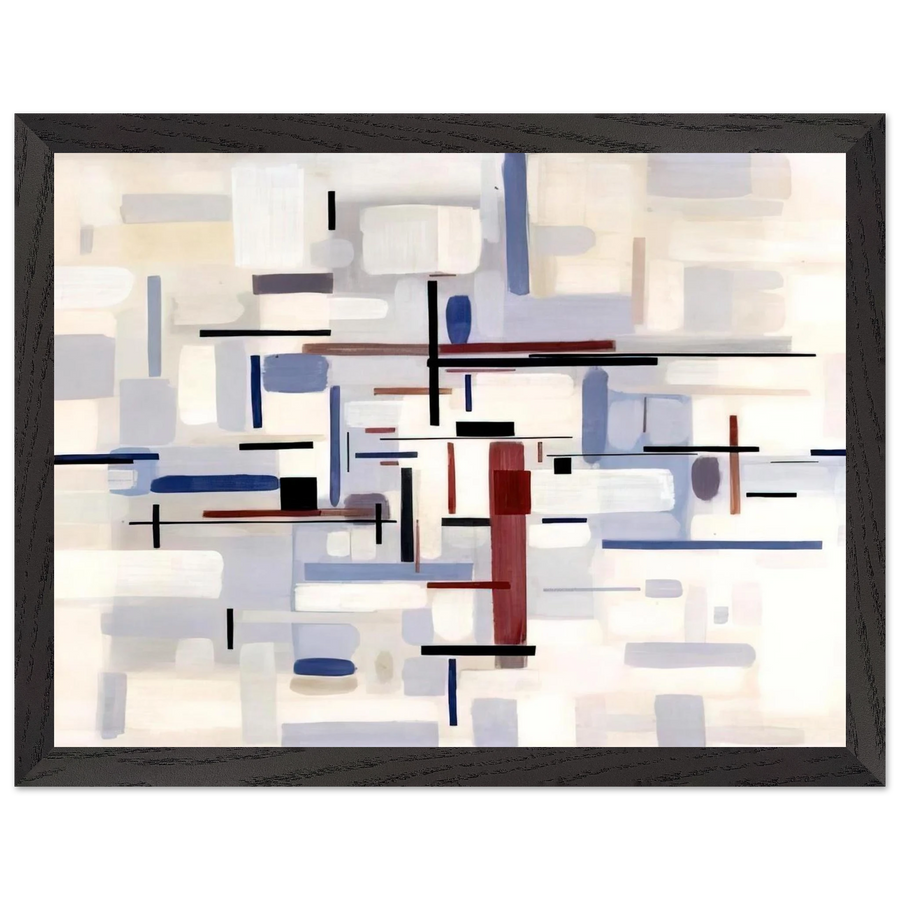 From Black to White Through Violet - 1948 by Bruno Munari — Framed art print at Zephyeer