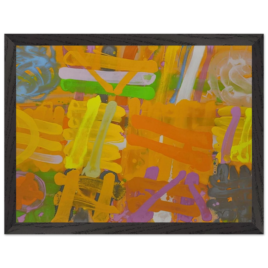 Pomona - 1991 by Albert Irvin — Framed art print at Zephyeer